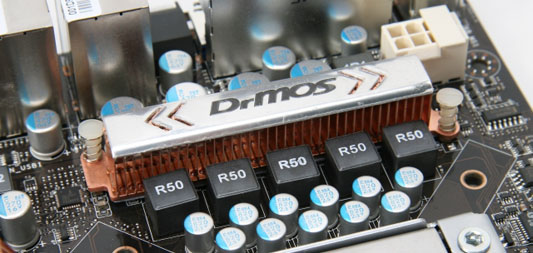 MSI X58 DrMos Heatsink