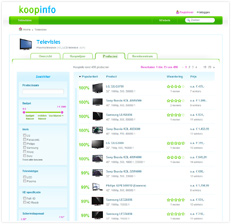 Koopinfo productlijst Koopinfo productlijst