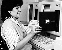 Oude floppydisk