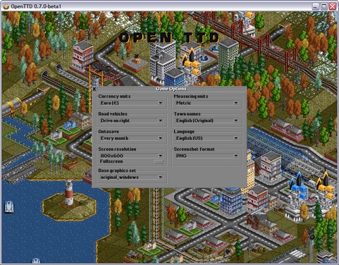 OpenTTD 0.7.0 bèta 1 screenshot (481 pix)