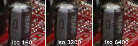 Eos 50D iso-vergelijking scherpte