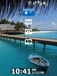 Windows Mobile 6.5 lockscreen