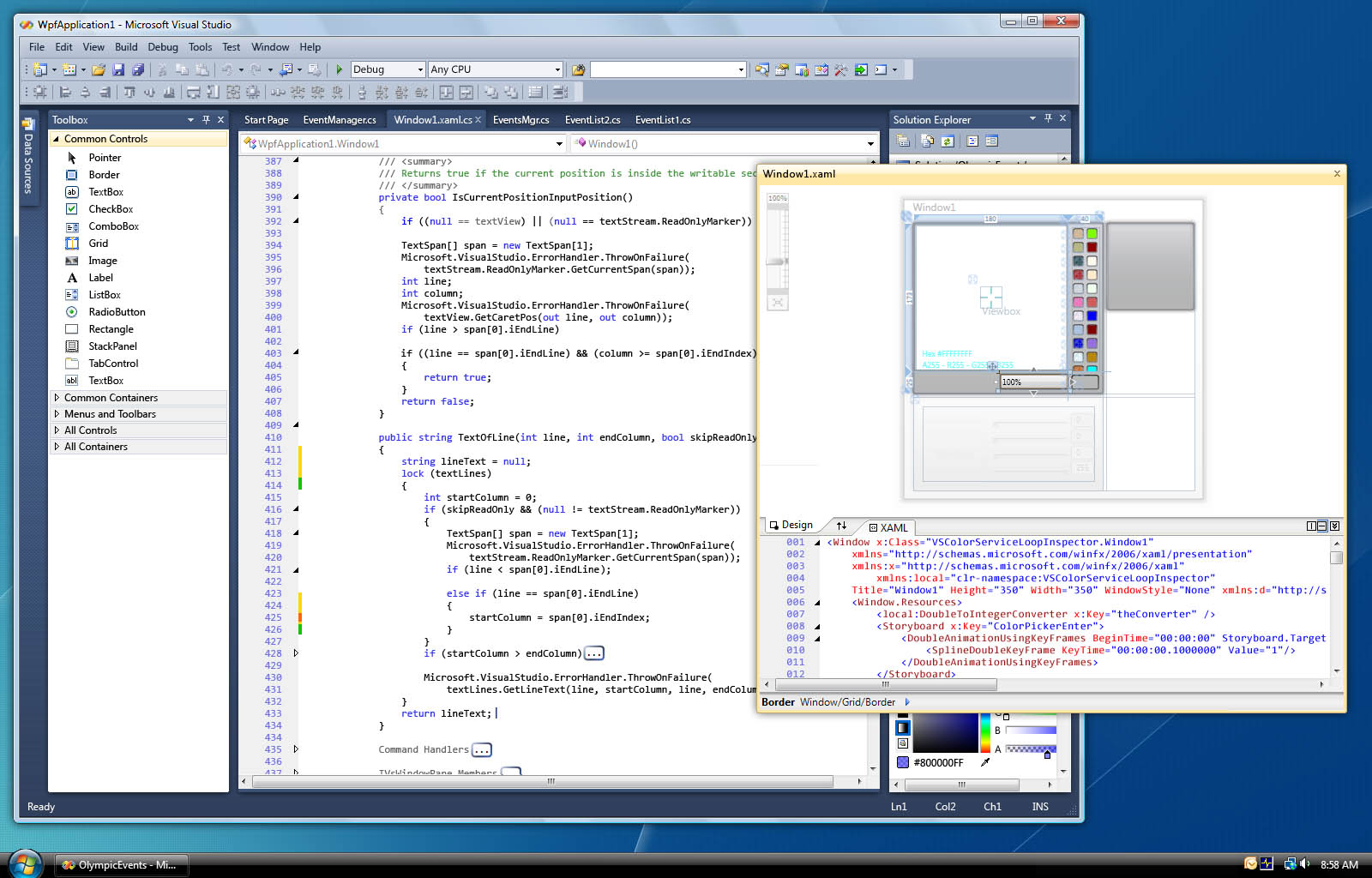 Microsoft toont Visual Studio 2010interface Computer Nieuws Tweakers