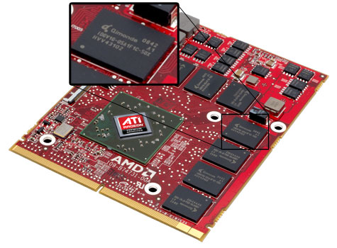 ATI Radeon HD 4860 5GHz gddr5-chip