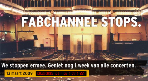 Fabchannel sluiting