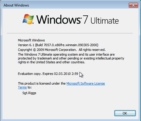 Windows 7 RC