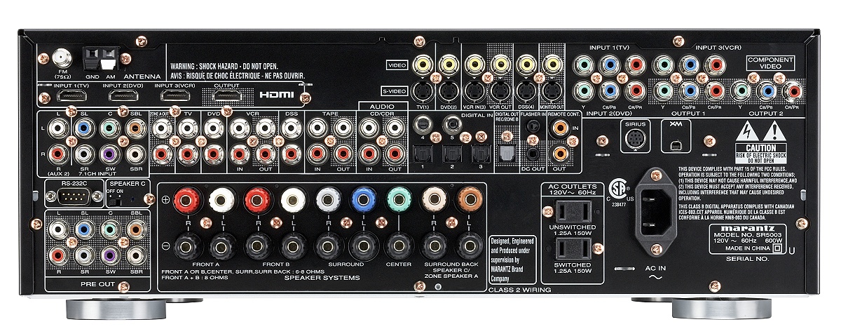 Specificaties van Marantz SR5003 - Tweakers