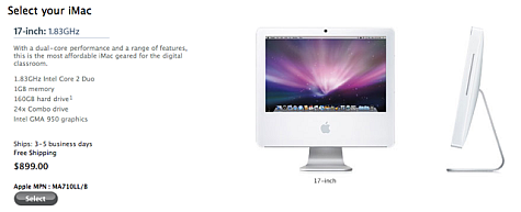 17 inch iMac 