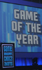 Podium tijdens Game Developers Choice Awards