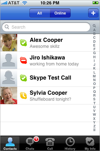 Skype for iPhone