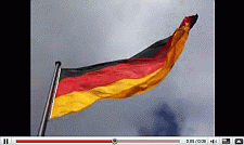 Duitse vlag en donkere wolken op YouTube