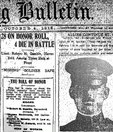 Amerikaanse krant uit 1918