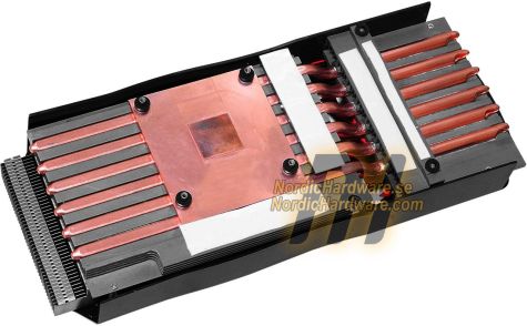 Achterkant koeler Asus HD4890