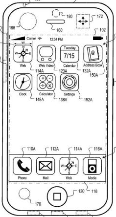 Interface van iPhone in rust