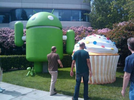 Cupcake bij Google-hoofdkantoor