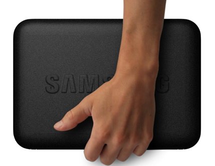 Samsung N310 met hand