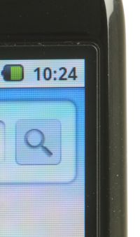 HTC Magic: rand tussen scherm en glas voor het scherm