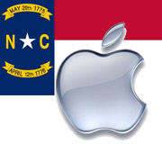 North Carollina Apple logo's