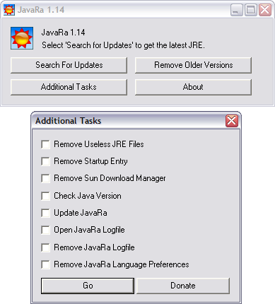 JavaRa 1.14 screenshot