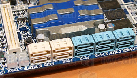 Gigabyte 6Gbps-satapoorten Gigabyte 6Gbps-satapoorten