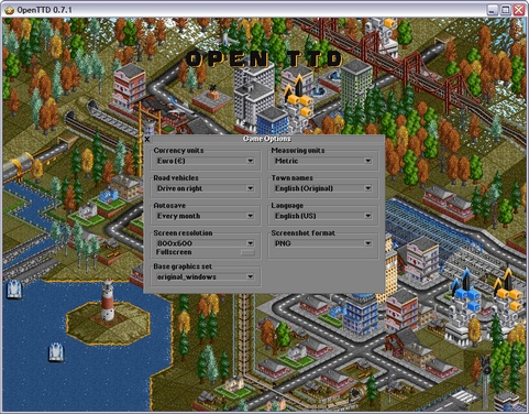 OpenTTD 0.7.1 screenshot (481 pix) OpenTTD 0.7.1 screenshot (481 pix)