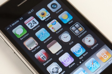 iPhone 3GS thuisscherm iPhone 3GS thuisscherm