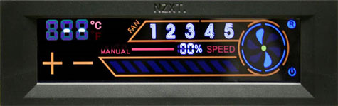 NZXT touchscreen-fancontroller