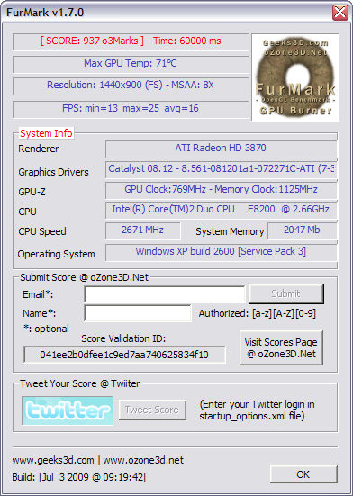 FurMark 1.7.0