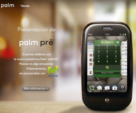 Palm Pre op Spaanse Palm-site Palm Pre op Spaanse Palm-site