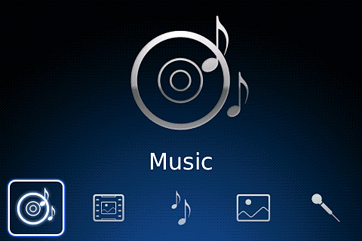 Muziek op Blackberry's