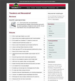 Nieuwe Tweakers.net-nieuwsbrief Nieuwe Tweakers.net-nieuwsbrief