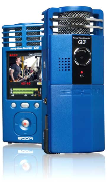 Samson Zoom Q3 camcorder richtmicrofoons