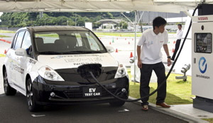 Nissan EV-11 opladen