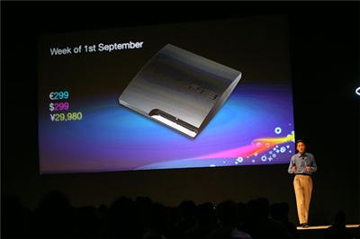 PlayStation 3 Slim aankondiging op Gamescom