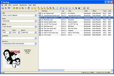 Mp3tag screenshot (481 pix)