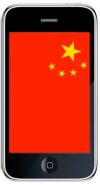 iPhone met Chinese vlag