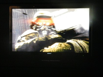 Killzone 2 op 3d-scherm Sony