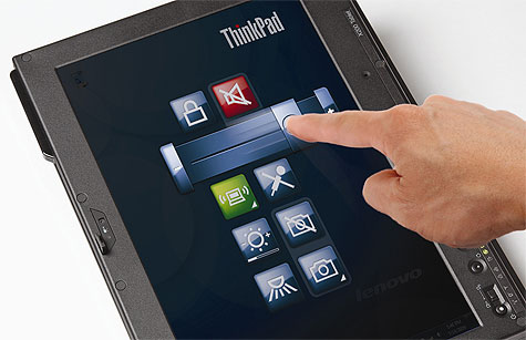 Lenovo X200-tablet met SimpleTap