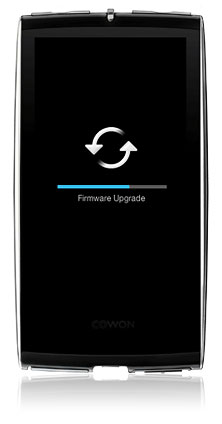 Cowon S9 updating firmware