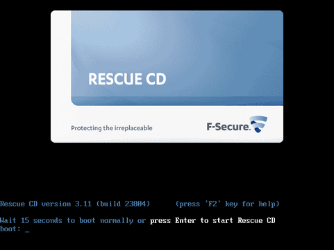 F-secure Linux Rescue CD 3.11 screenshot (481 pix)