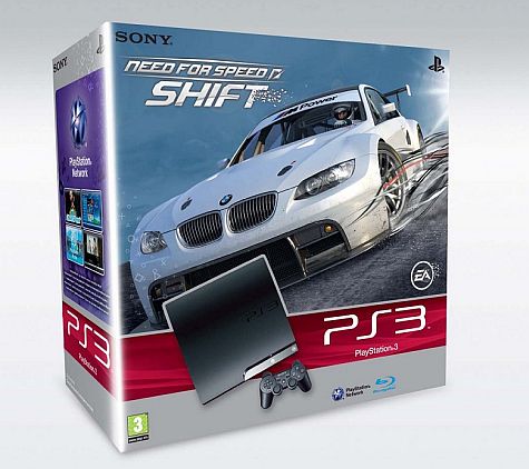 PS3 Slim 250GB-bundel met Need for Speed: Shift