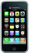 Mockup: Apple iPhone 3GS met Vodafone-logo