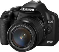 Canon EOS 500D + EF-S 18-55mm IS + EF-S 55-250mm IS Zwart: beste