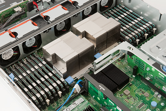 Artemis 6 Dell PowerEdge R710 geheugen en heatsinks