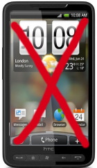 HTC HD2 - niet met Android