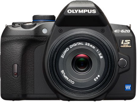 Olympus E-620 + ZUIKO DIGITAL 25mm Pancake Zwart - Mattun
