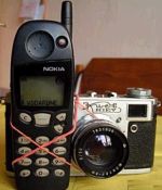Mobiele telefoon met camera