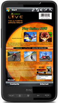 HTC HD2 met Xbox Live