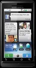 Impressie Sholes Tablet: Milestone met Motoblur-interface