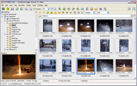 FastStone Image Viewer 4.1 bèta screenshot